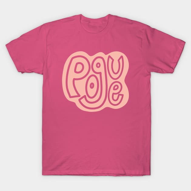 Honorary Pogue pink T-Shirt by raffitidsgn